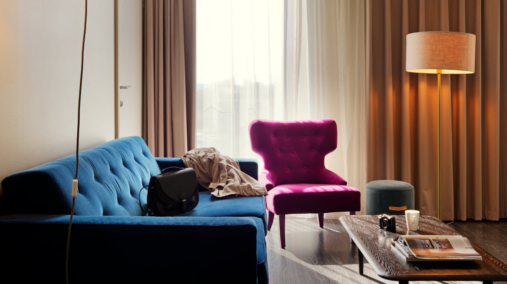 Copyright: Elin Strömberg © 2015 Salong i Junior Suite, Scandic Fornebu